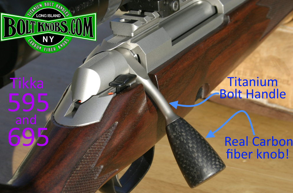 Tikka 590, 595, 690 & 695 titanium bolt handle (RIGHT HAND)